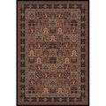 Concord Global 3 ft. 11 in. x 5 ft. 7 in. Persian Classics Panel - Black 20434